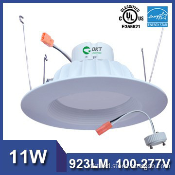 Proprietary heat sink UL Energy Star round surface mounted downlight